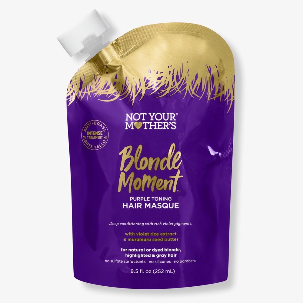 “Not Your Mothers” BLONDE MOMENT PURPLE TONING HAIR MASQUE